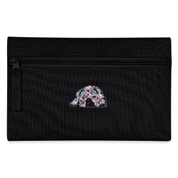 English Bulldog Geometric - Pencil Case - black - Front