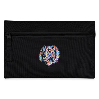 Boykin Spaniel Dog Geometric - Pencil Case - black - Front