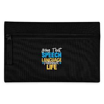Live the speech therapist life - Pencil Case - black - Front