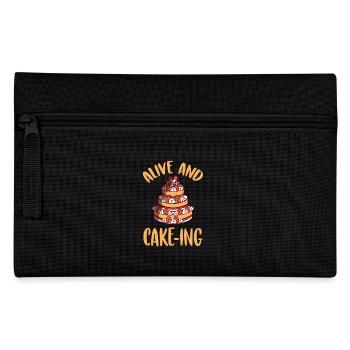 Alive And Cake-ing Patissier Baking - Pencil Case - black - Front