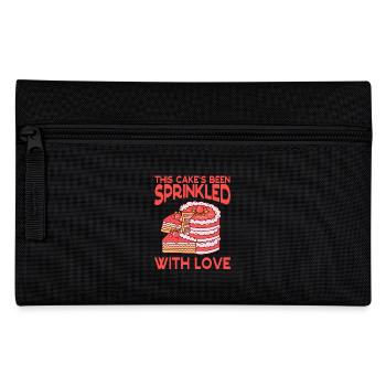 Cake's Been Sprinkled With Love Baking - Pencil Case - black - Front