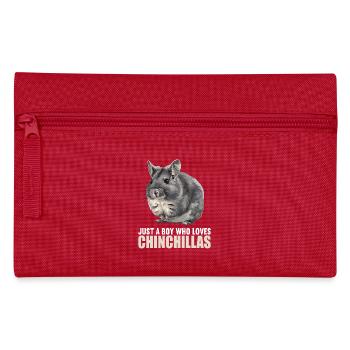Chinchillas Chinchilla - Federtasche - Rot - Vorne