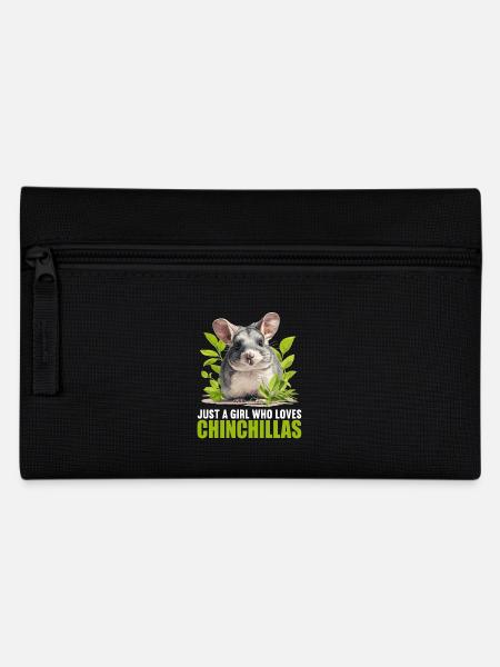 Chinchillas Chinchilla - Pencil Case - black