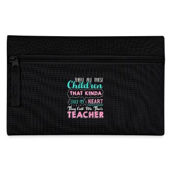 Kindergarten Teacher These Children Stole My Heart - Pencil Case - black - Front
