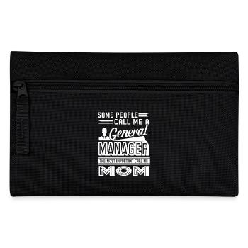 General Manager Mom - Pencil Case - black - Front
