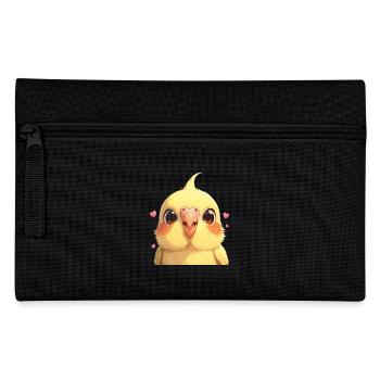 Cockatiel Nymphensittiche Nymphensittich - Federtasche - Schwarz - Vorne