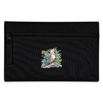 Cockatiel Nymphensittiche Nymphensittich - Federtasche - Schwarz - Vorne