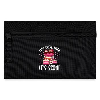 Baker It's There Until It's Scone Baking - Pencil Case - black - Front