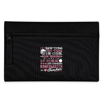 I Am A Kindergarten Teacher - Pencil Case - black - Front