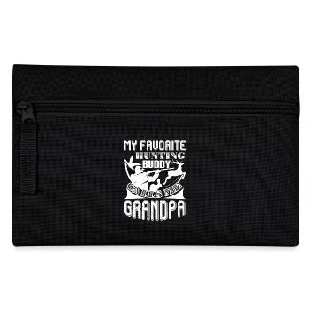 My Favorite Hunting Buddy Calls Me Grandpa - Pencil Case - black - Front