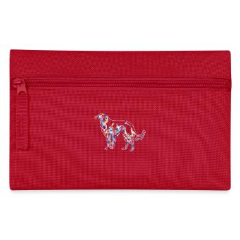 Irish Wolfhound Geometric - Pencil Case - red - Front