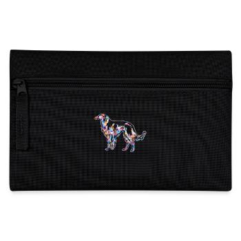 Irish Wolfhound Geometric - Pencil Case - black - Front