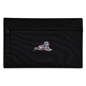 Lhasa Apso Geometric - Pencil Case - black - Front