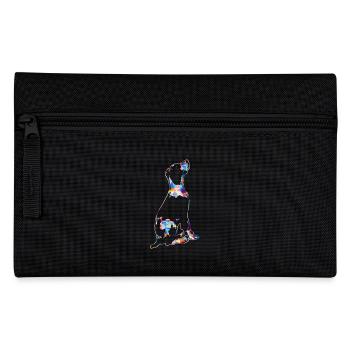 Great Dane Dog Colorful Geometric - Pencil Case - black - Front