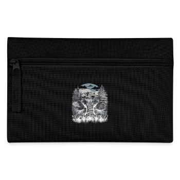 Deer Deer Roebuck Reindeer Elk Fawn - Pencil Case - black - Front