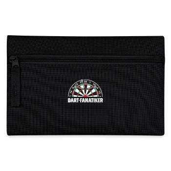 Dart Spieler DART-FANATIKER Lustiges Darts - Federtasche - Schwarz - Vorne