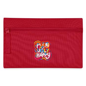 Poor Ugly Happy 7 - Federtasche - Rot - Vorne
