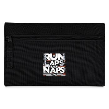 Run Laps Take Naps 6 - Federtasche - Schwarz - Vorne