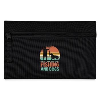 Facilement distrait par la pêche et les chiens - Trousse - noir - Devant