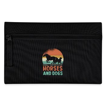 Facilement distrait par les chevaux et les chiens - Trousse - noir - Devant