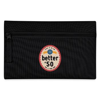 Better at 50 - Pencil Case - black - Front
