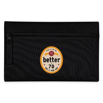 Better at 70 Jubiläum - Federtasche - Schwarz - Vorne