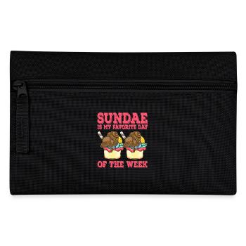 Sundae Jour Préféré De La Semaine Crème Sucrée - Trousse - noir - Devant