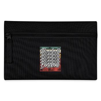 Baseball - Federtasche - Schwarz - Vorne