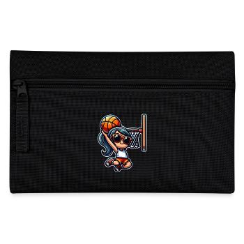 Basketball Basketball Women Basketball - Pencil Case - black - Front