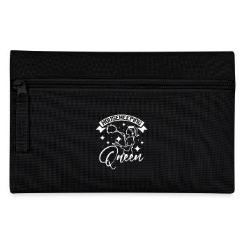 Women girl Housekeeping queen - Pencil Case - black - Front