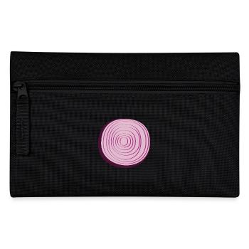 Rote Zwiebeln Zwiebelscheibe Red Onion Zwiebel - Federtasche - Schwarz - Vorne
