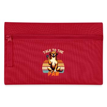 Chien Kangal Rétro Patte Chien Propriétaire Dresseur de Chien - Trousse - rouge - Devant