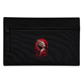 Japanischer Drache, geisterhaft - Federtasche - Schwarz - Vorne