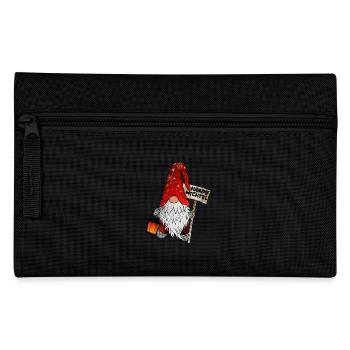 Gnome de téléphone portable - Le nain de Noël sur smartphone - Trousse - noir - Devant