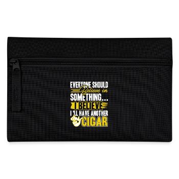 Cigar Smoking I Believe I'll Have Another Cigar - Pencil Case - black - Front