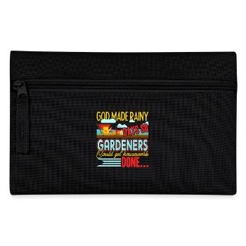 Gardening God Made Rainy Days - Pencil Case - black - Front