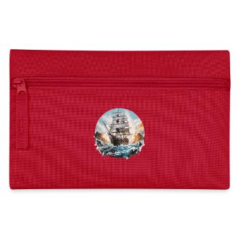 Voilier, Frégate, Bateau - Trousse - rouge - Devant