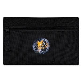 pirate boat, pirates, captain, sailing ship, - Pencil Case - black - Front