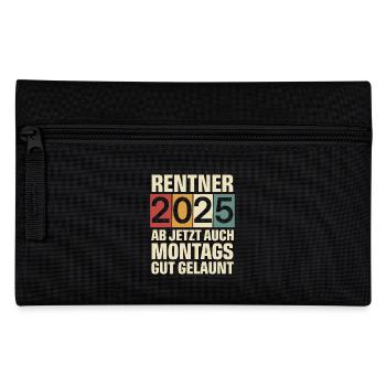 Rentner 2025 - Federtasche - Schwarz - Vorne