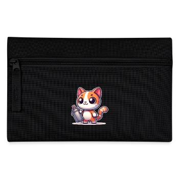 Cat Graffiti - Pencil Case - black - Front