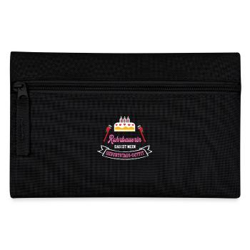 Rohrbauerin Geburtstag Geburtstagsgeschenk Chefin - Federtasche - Schwarz - Vorne