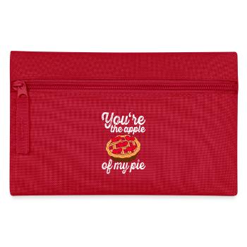 Patissier Apfel Von Meinem Kuchen Bäcker Backen - Federtasche - Rot - Vorne