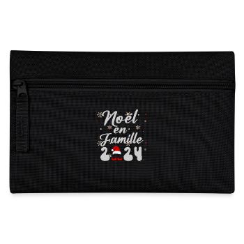 Noël en famille 2024 - Trousse - noir - Devant