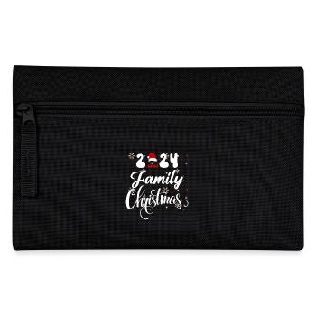 2024 family Christmas - Pencil Case - black - Front