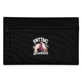 Faites l’expérience de tricoter avec des amis - Trousse - noir - Devant