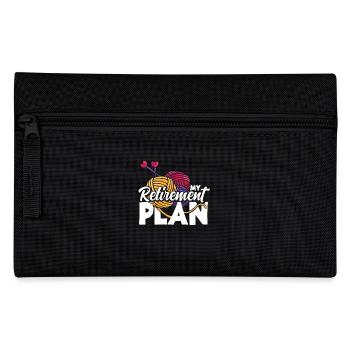 Tricoter mon plan de retraite - Trousse - noir - Devant
