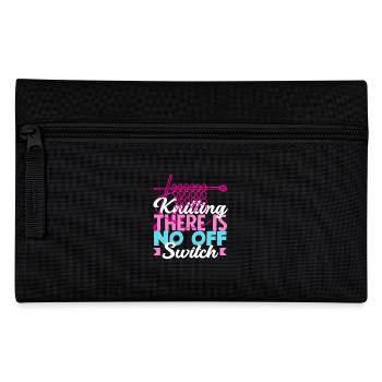 Tricot Il n’y a pas d’interrupteur d’arrêt - Trousse - noir - Devant
