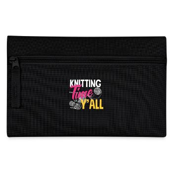Du temps pour tricoter pour vous tous - Trousse - noir - Devant