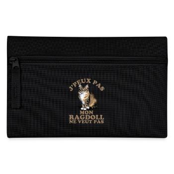 Mon Ragdoll ne veut pas - Trousse - noir - Devant