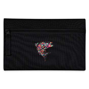 Striped Bass Striped bass Colorful - Pencil Case - black - Front